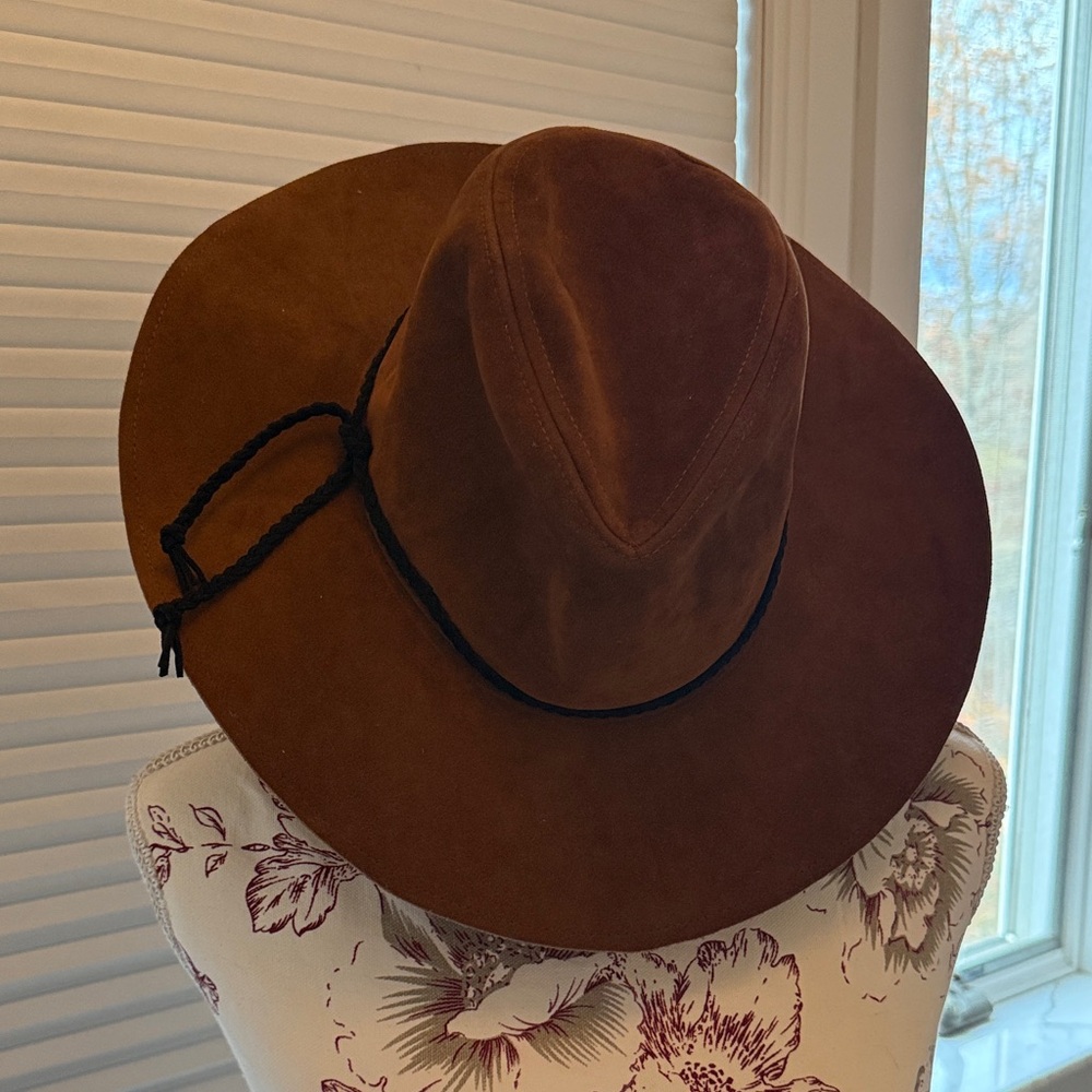 Altar'd State Rich Brown Suede Hat